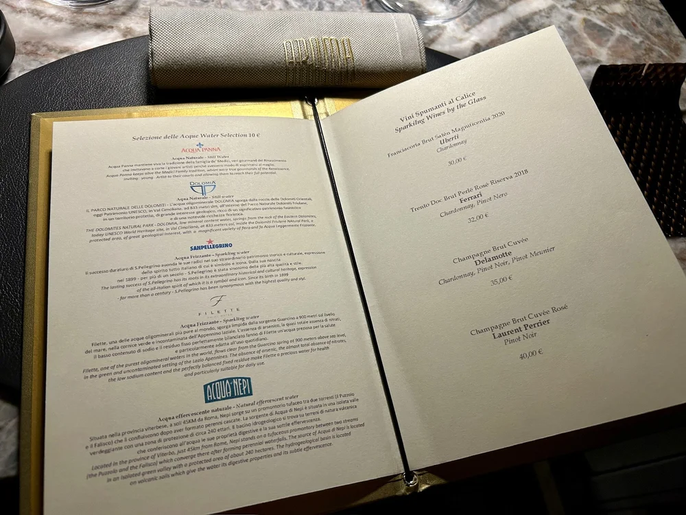 Aroma Restaurant Menu