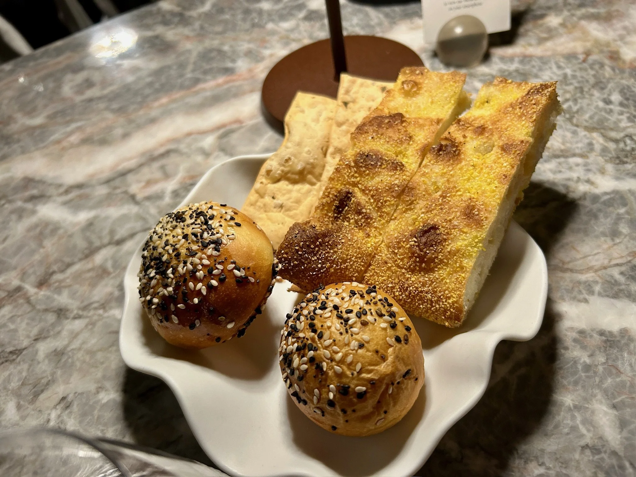 Aroma Restaurant Rome Italy Bread