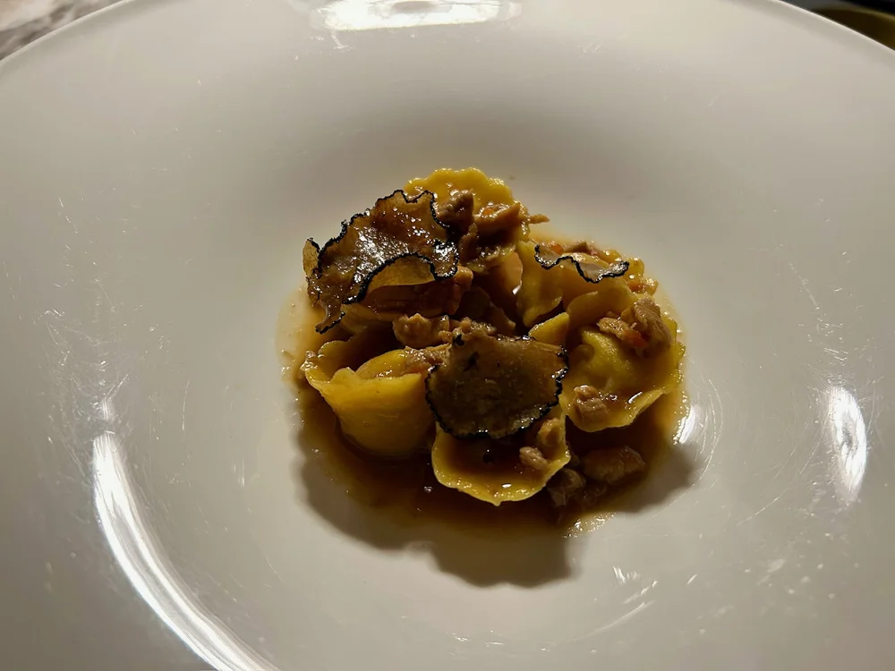 Quail pasta Aroma Rome Italy