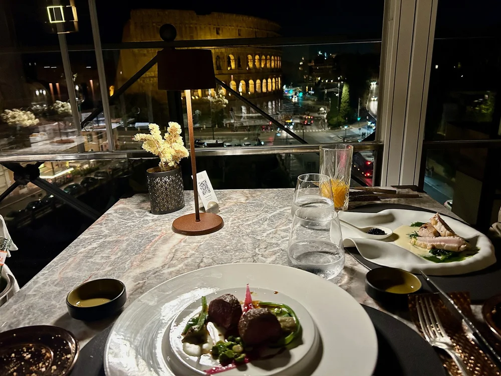 Aroma Restaurant Rome Italy