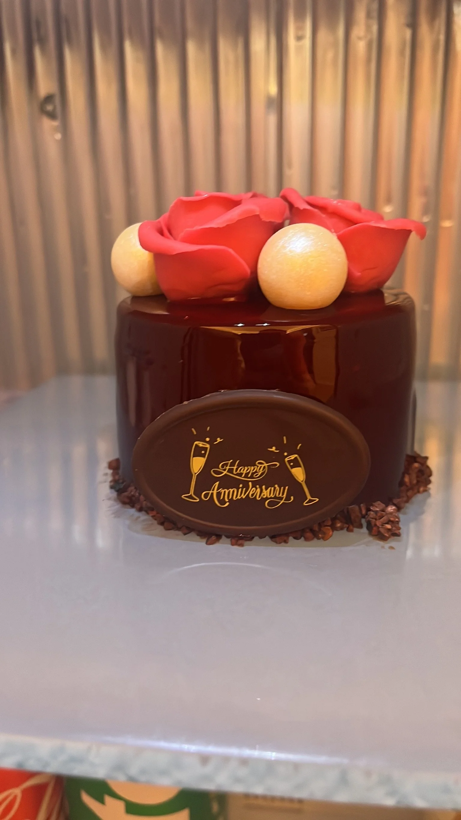 Conrad Singapore Orchard Happy Anniversary Cake