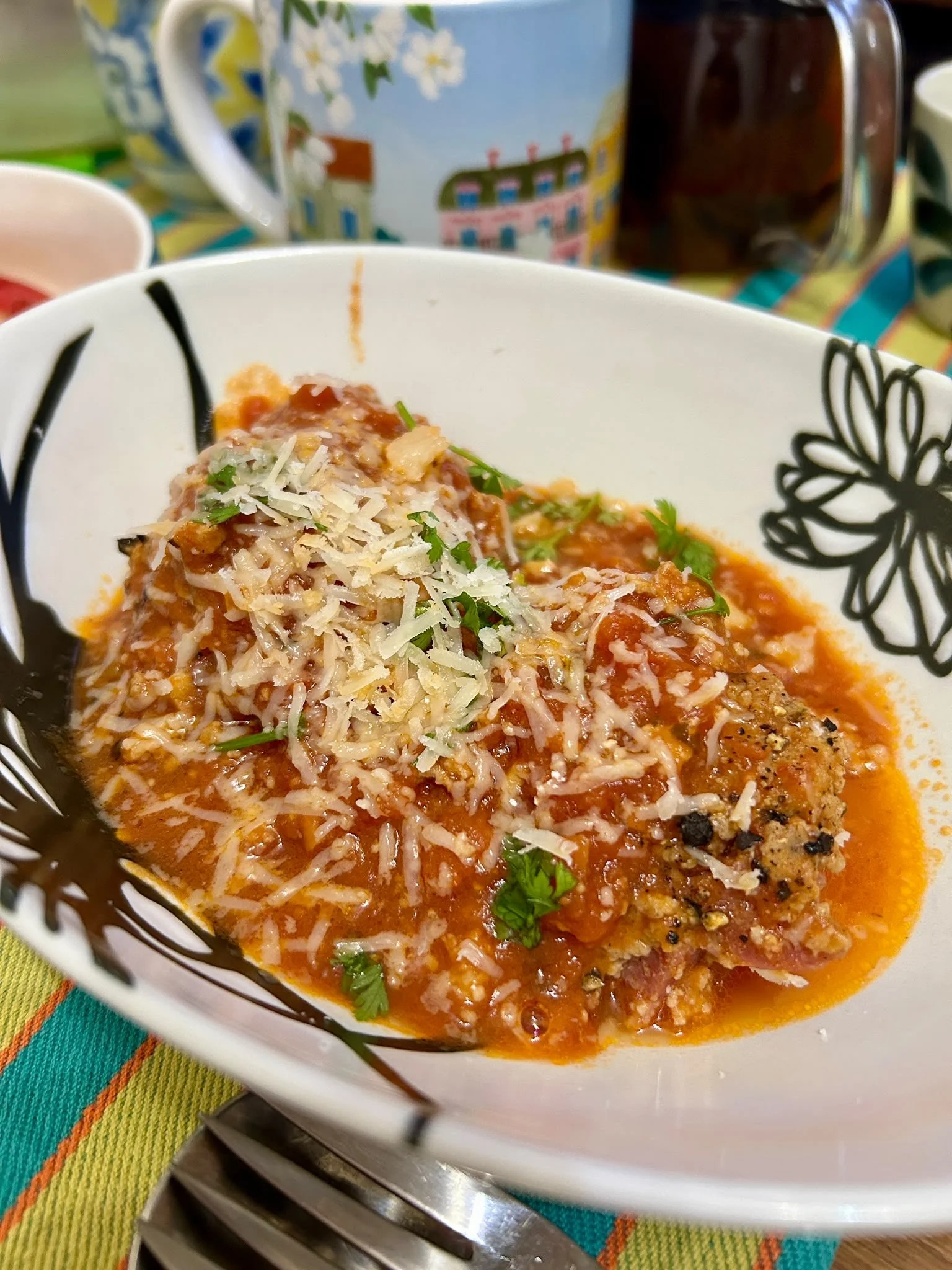 The most beautiful meatballs ever made.