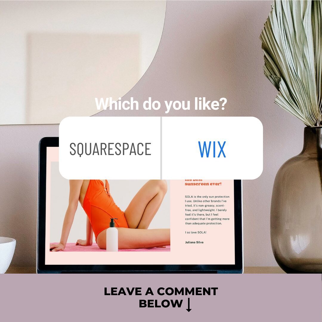 No fighting in the comments! 🥊

But #teamsquarespace over here

#websitedesign #entrepreneur #entrepreneurlife #supportsmallbusiness #businessowner #mediocretomasterful @squarespace @wix