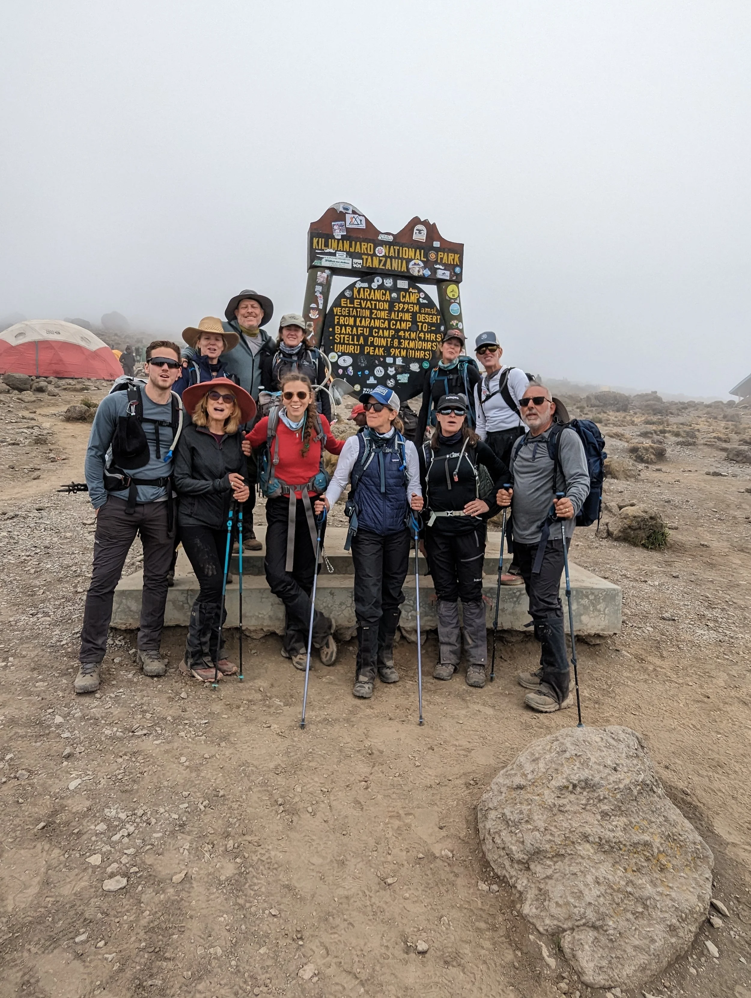 The Group at Karanga Camp