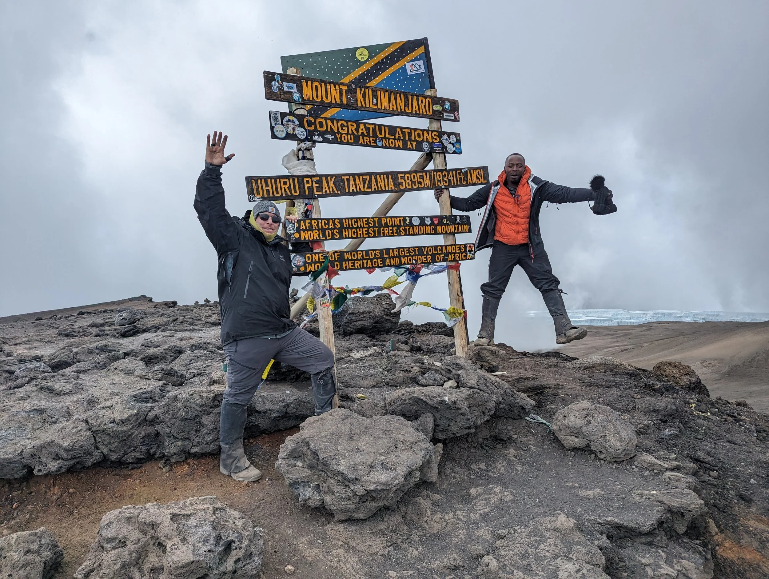 Me and my guide, Noah Johns