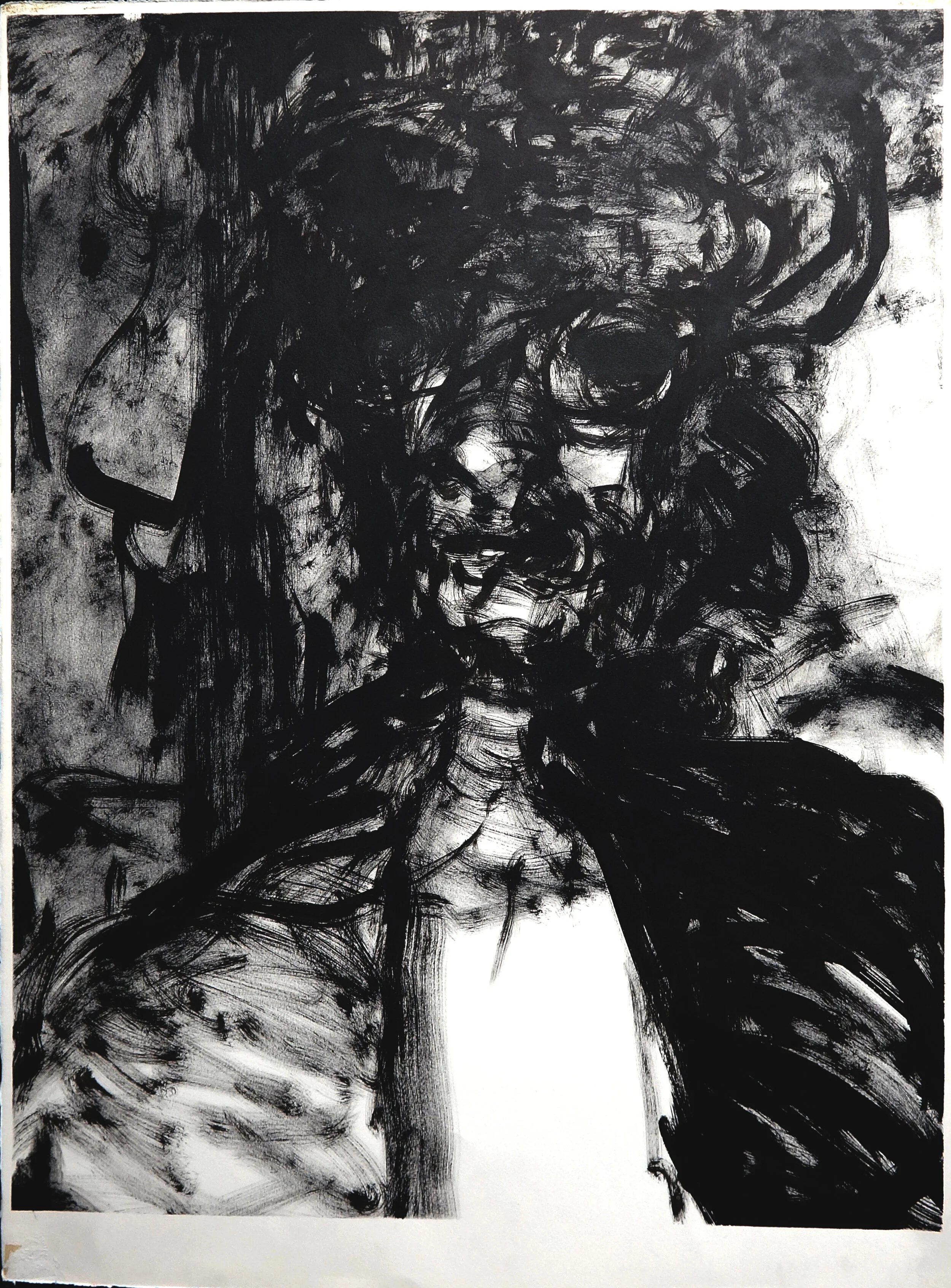 Portraits: The Jackals, ink on paper-all 32" x 40" circa 1993-94 Catalogue #SW0029
