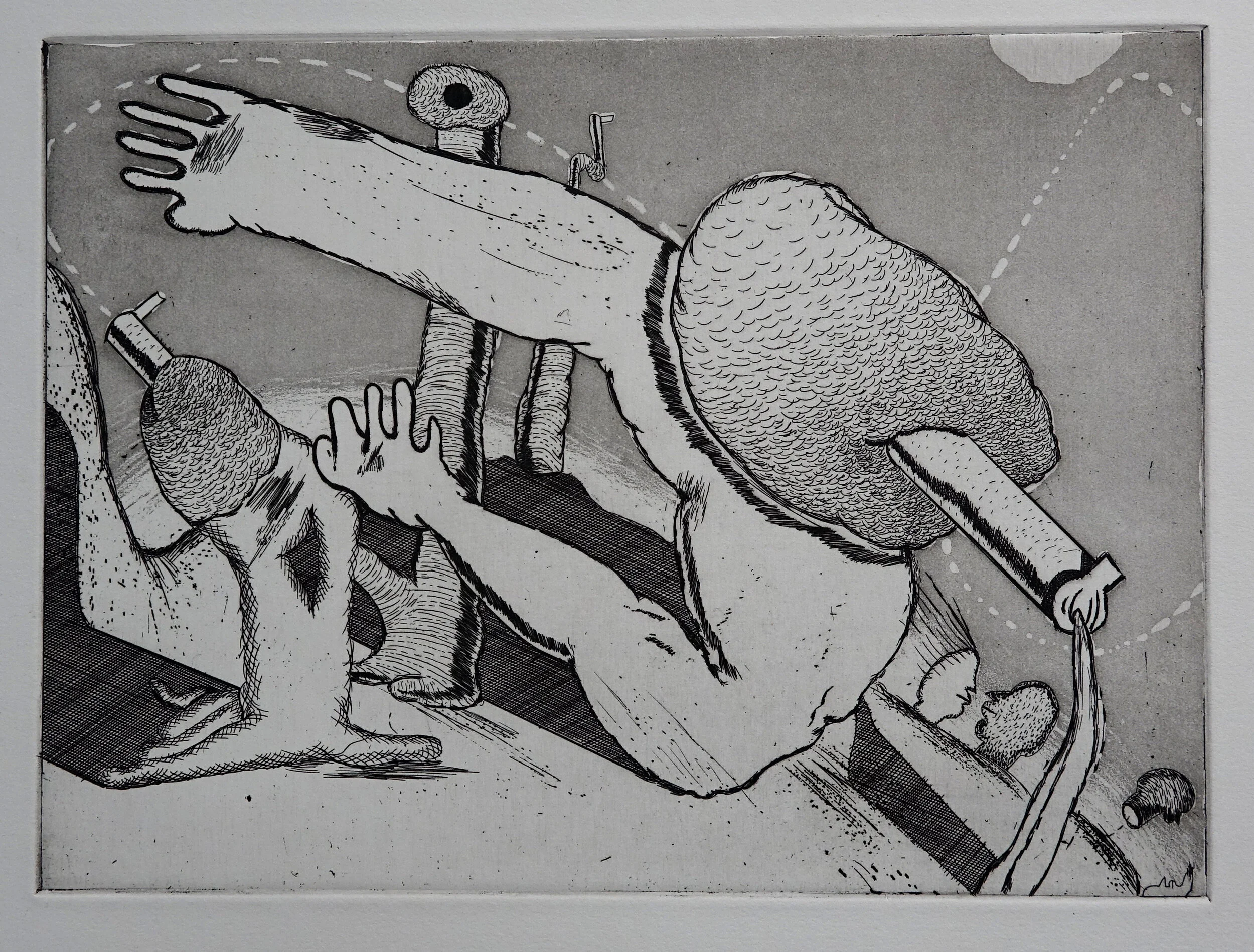 Intaglio print 24" x 36" 1996 Catalogue #SW00147