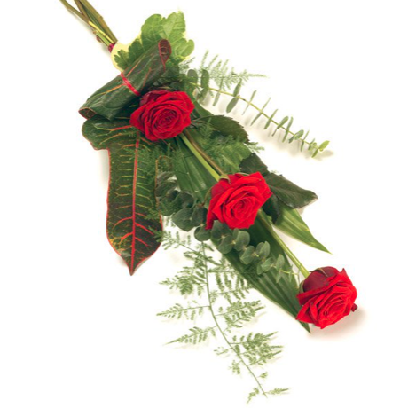 l cook florist carpenders park south oxhey hand tied bouquets flowers blooms delivery 3 rose sheaf funeral