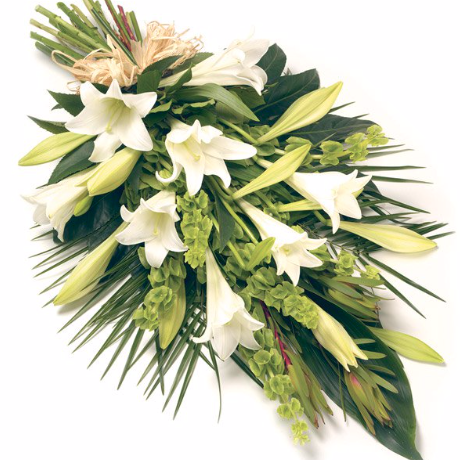 l cook florist carpenders park south oxhey hand tied bouquets flowers blooms delivery white lily sheaf funeral