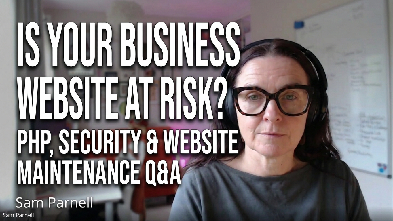 Who is actually responsible for keeping your business website secure?