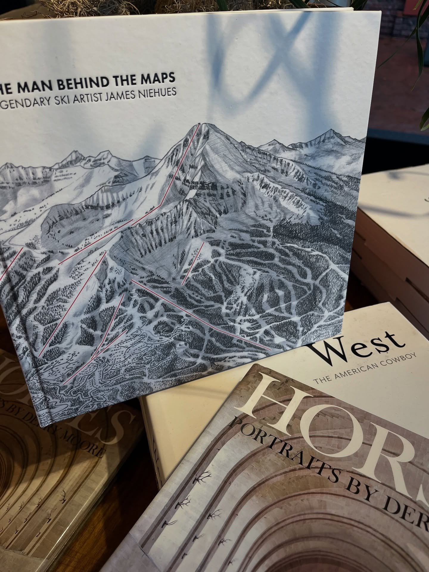 Books make great gifts! Ski maps, horses, and beautiful black &amp; white photography