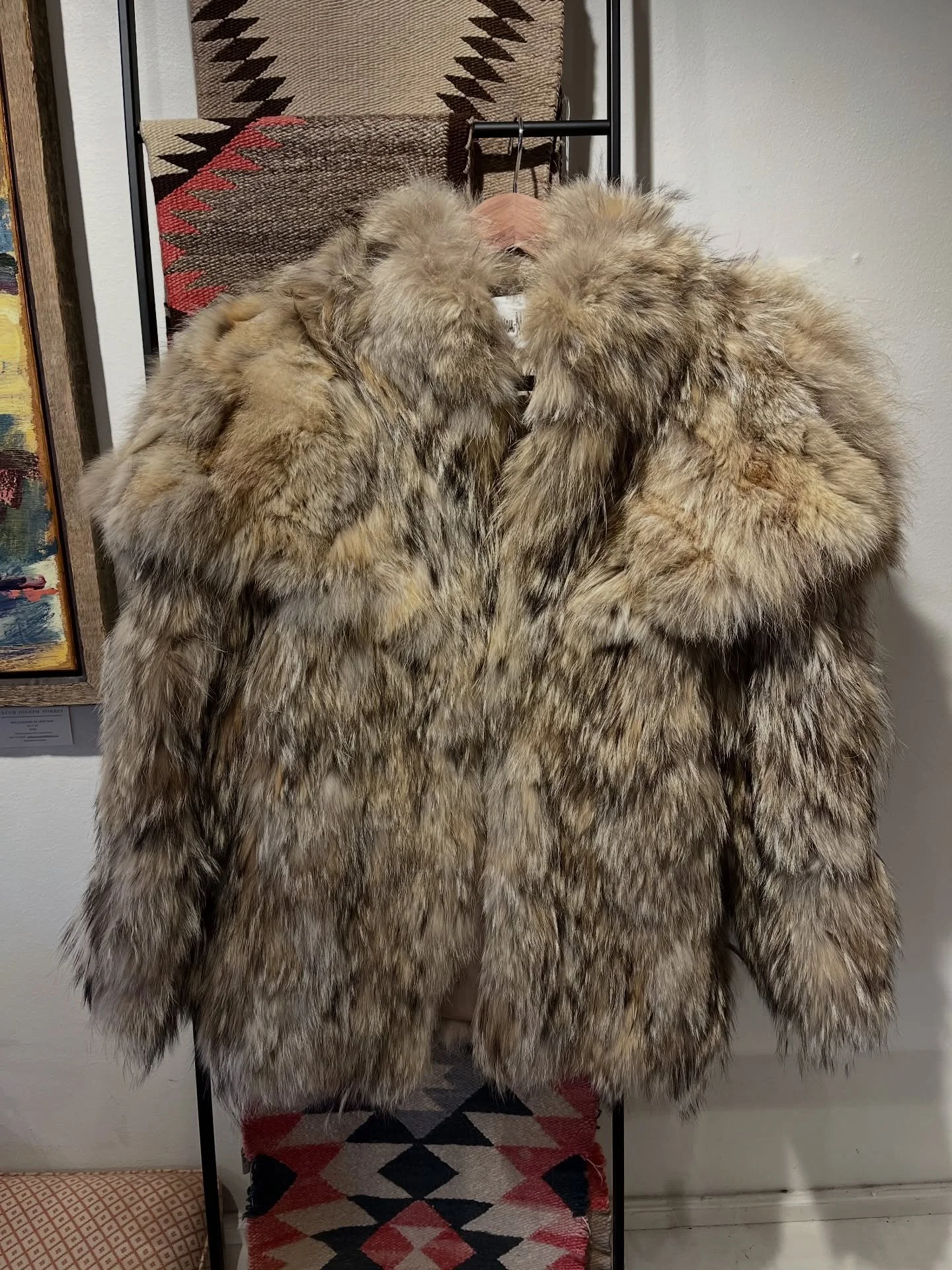 This Vintage Coyote Fur (Neiman Marcus) is a showstopper!  And look what Gucci is styling right now...