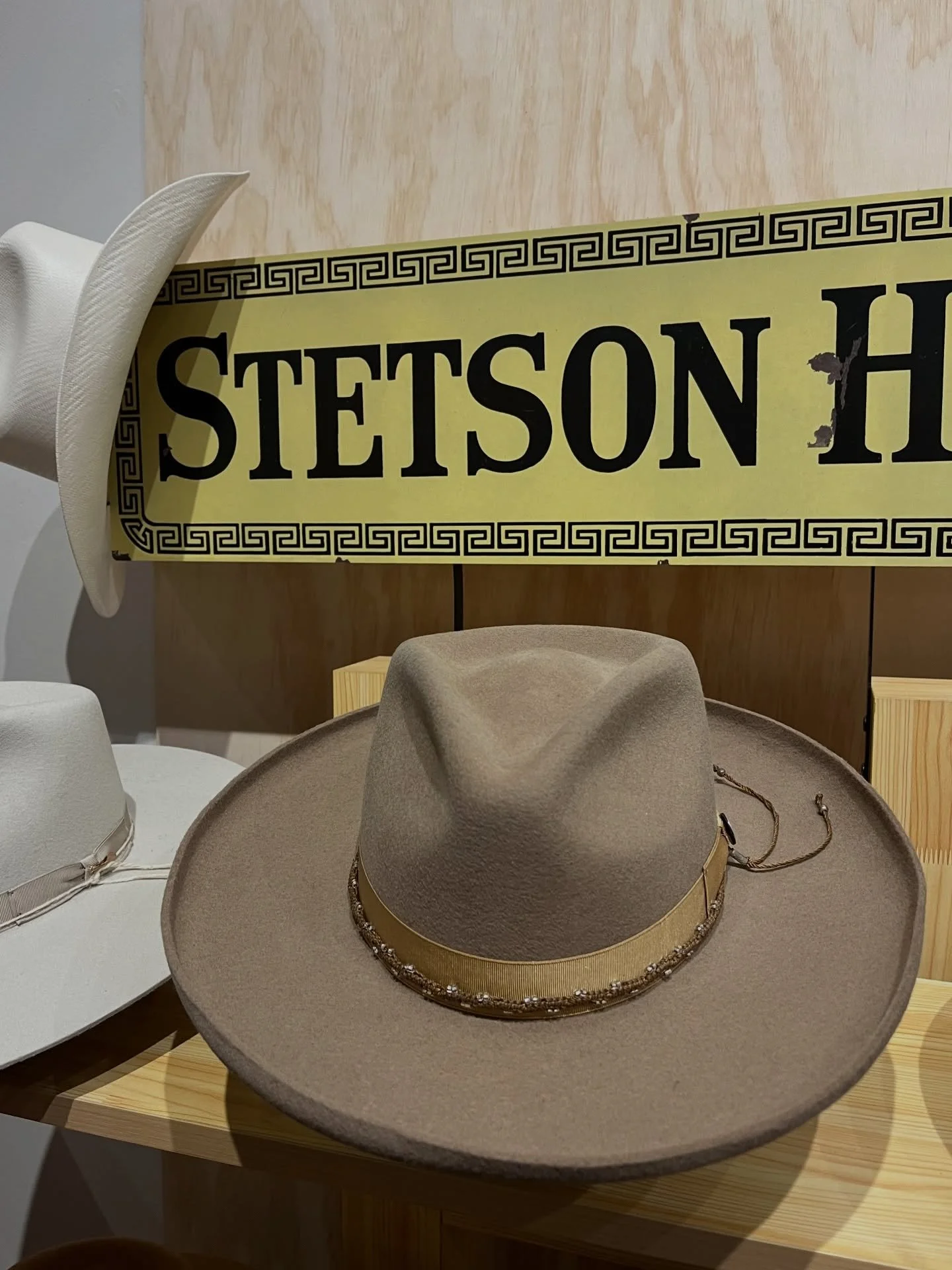 The Stetson Outlier is just that. We love the band details and the curved brim.