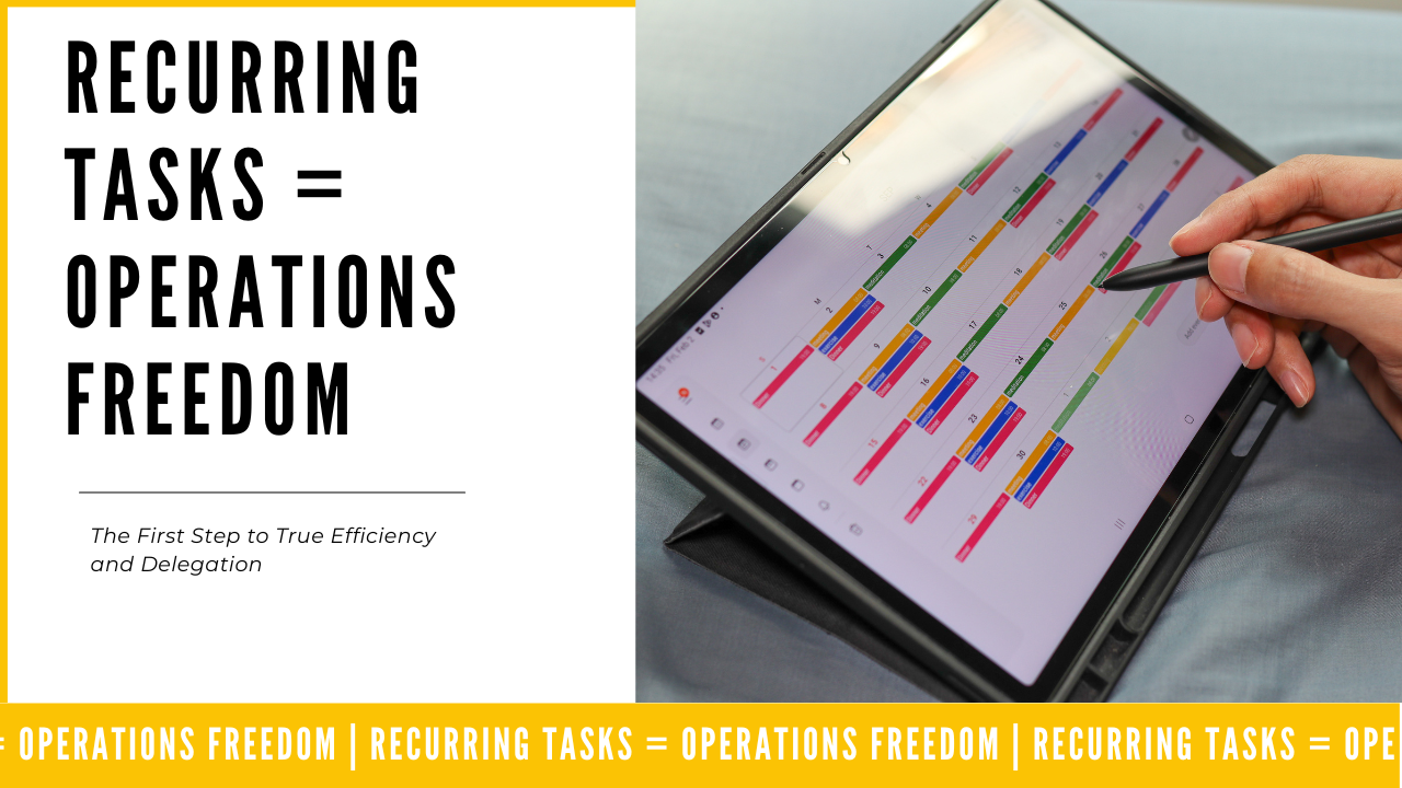 Recurring Tasks: The Baseline of Operational Efficiency