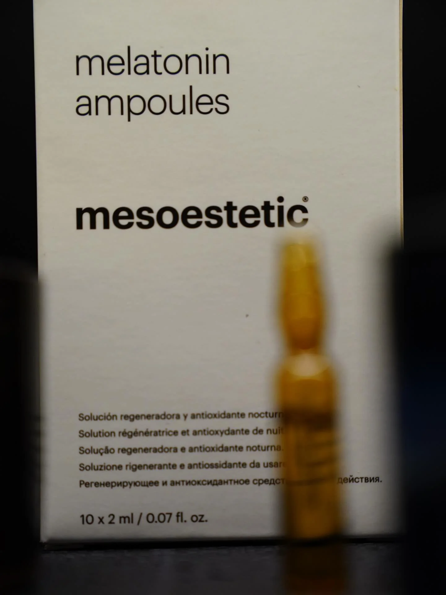 Melatonin in der Hautpflege ✨

✨wirkt als eines der st&auml;rksten Antioxidantien
✨sch&uuml;tzt vor oxidativem Stress, UV- und Umweltsch&auml;den
✨wirkt entz&uuml;ndungshemmend
✨f&ouml;rdert die n&auml;chtliche Hautregeneration sowie Reparatur
✨regt 