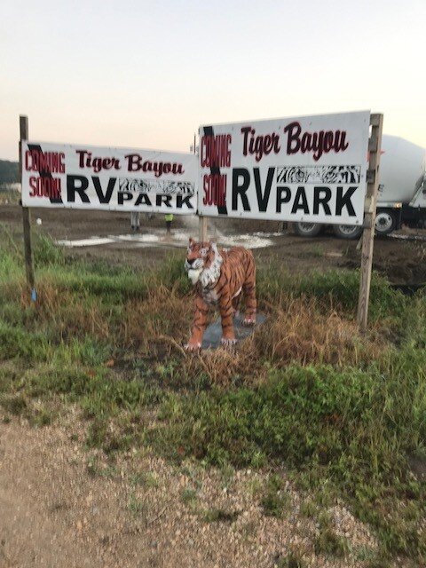 Commercial project - Our team recently poured trailer pads at the Tiger RV Park in Port Allen.