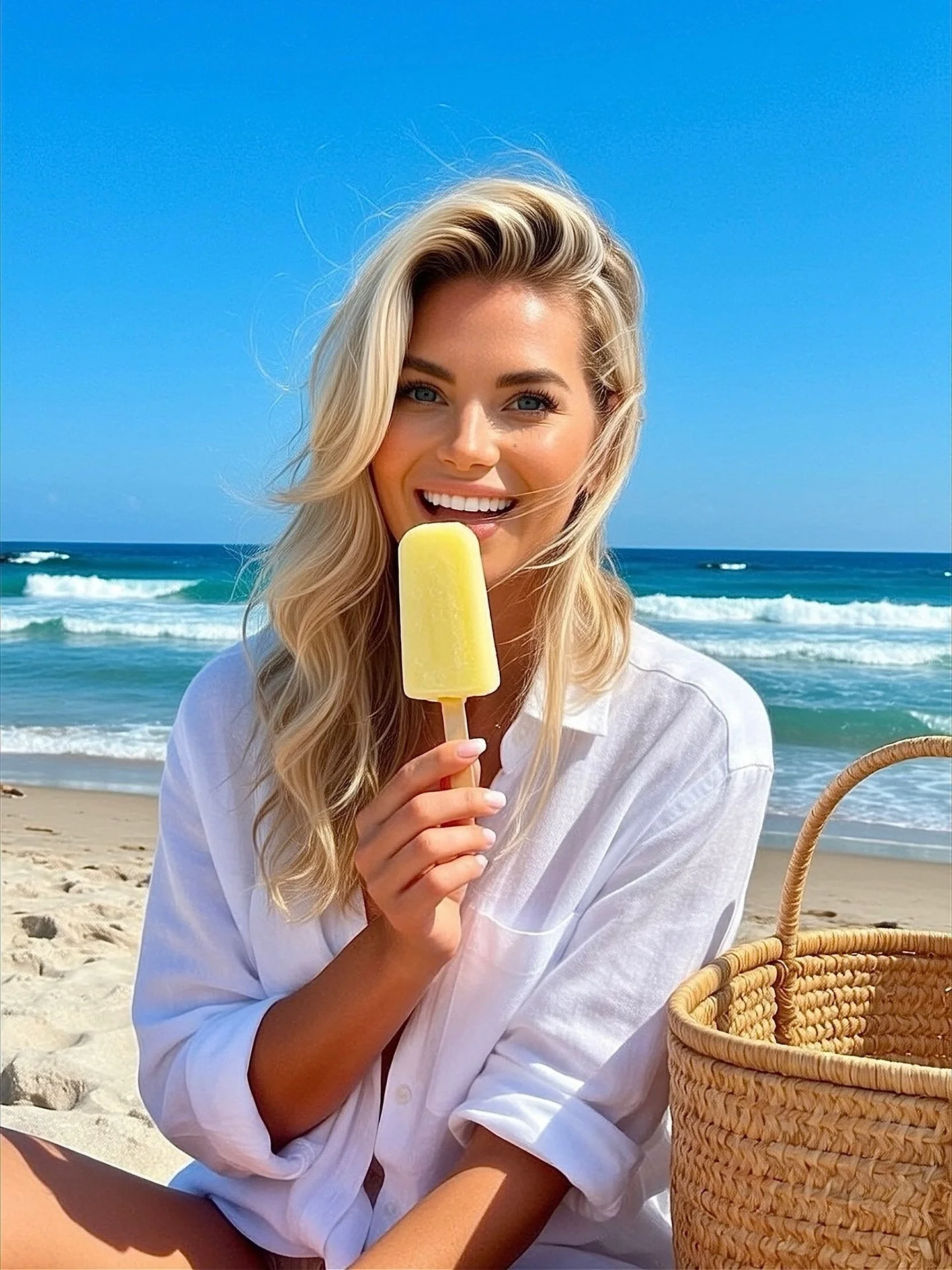 Counting down the days until I&rsquo;m back in Hawaii 🌺☀️ Kona will forever be my second home🏝️ Sipping sunshine and snacking on real fruit popsicles!@outshinesnacks Because summer tastes better when it&rsquo;s the real thing! 🍍🍓🍊. Wearing my fa