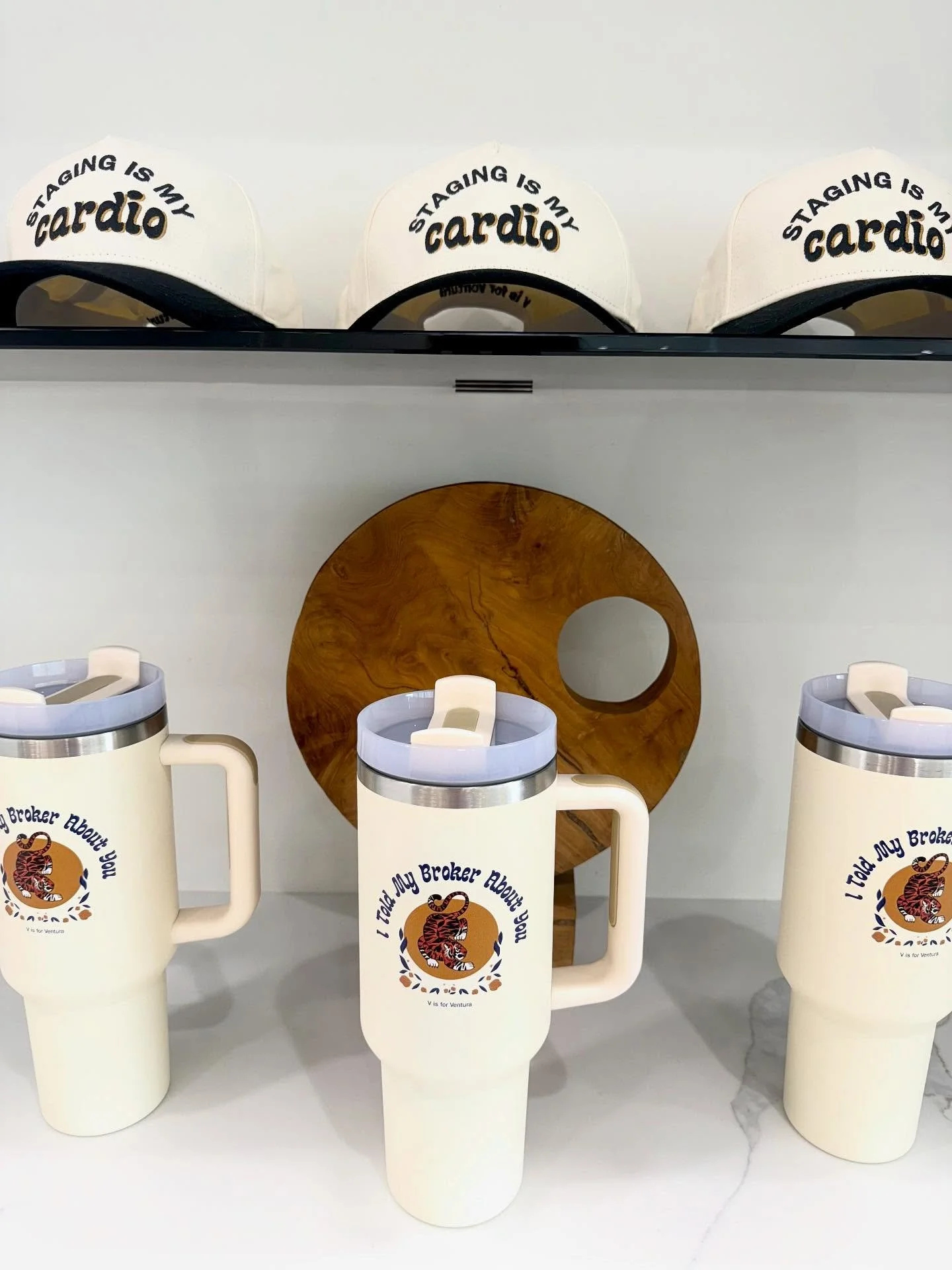 Only the essentials✨
🧢 Staging Is My Cardio
🥤 I Told My Broker About You

#realtorlifestyle #realtormom #realtorgifts #realtorlife