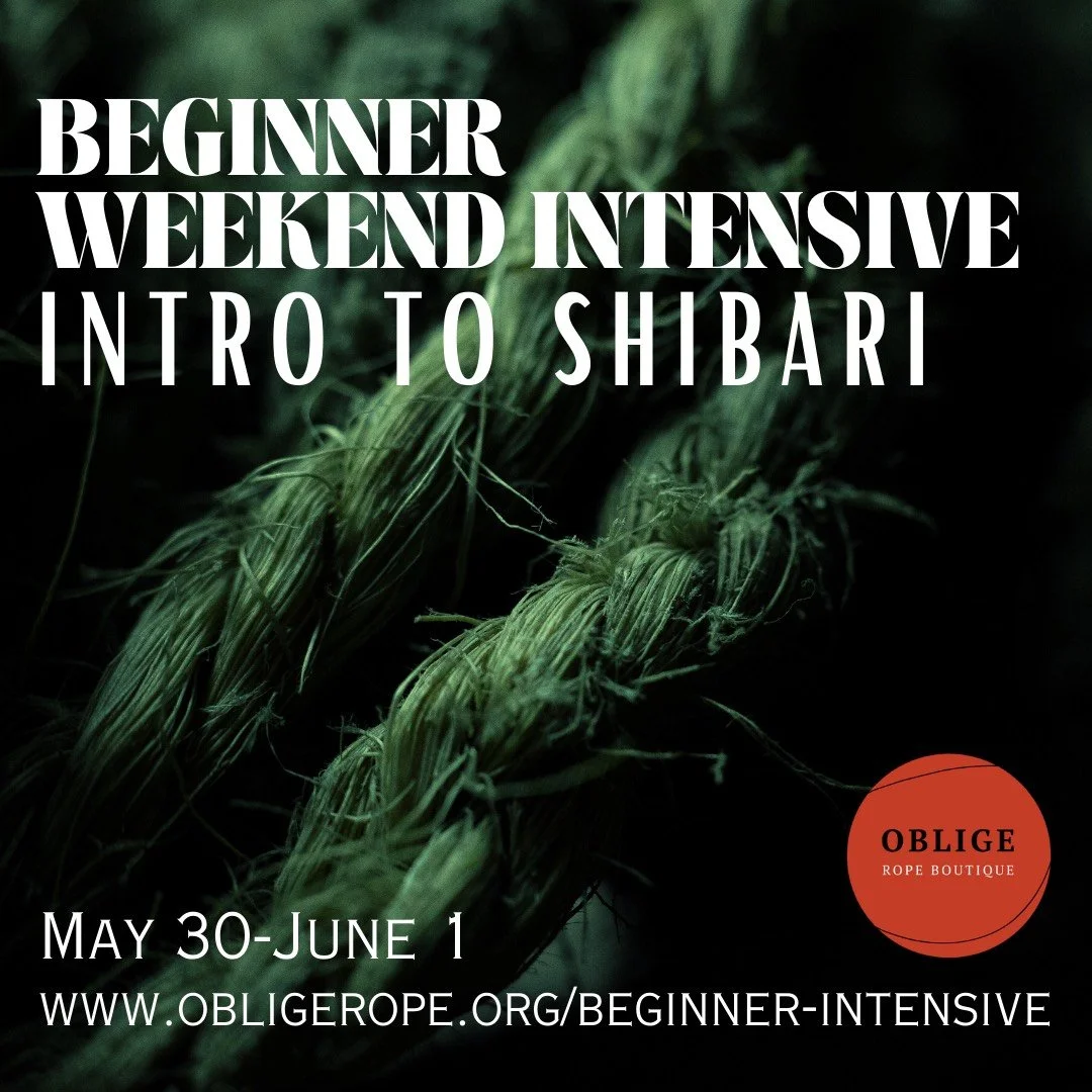 Beginners Weekend Intensive: “Intro to Shibari” with Serene_X & GoldenCourtney