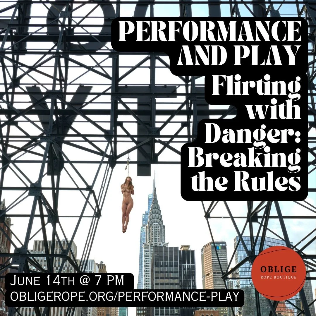 Performance & Play -Flirting with Danger: Breaking the Rules Shibari Performance by SamJay & Zero-Gi