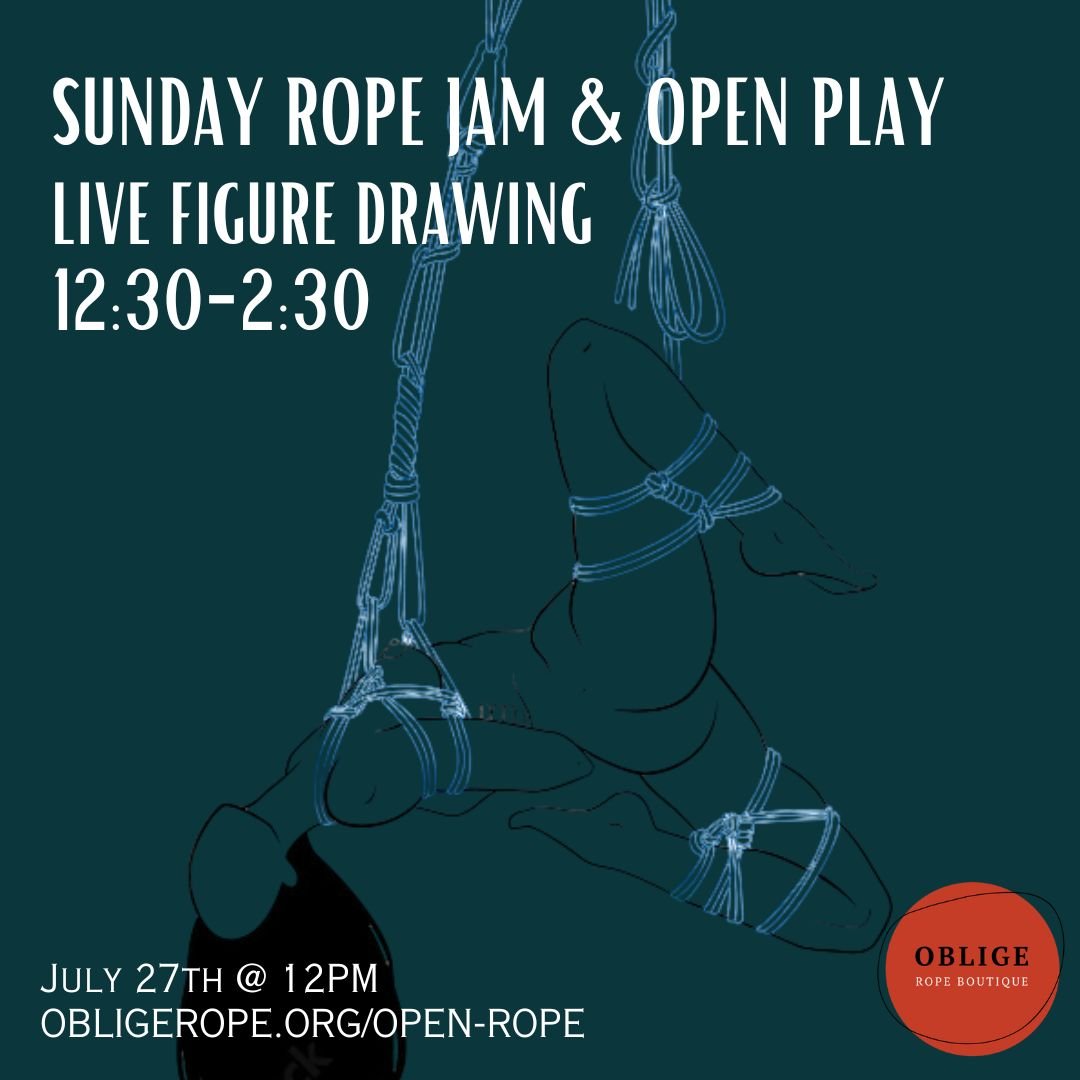 Rope Jam & Figure Drawing Sunday (Live Figure Drawing in Rope 12:30-2:30)