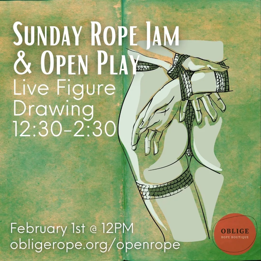 Rope Jam &amp; Figure Drawing Sunday (Live Figure Drawing in Rope 12:30-2:30)