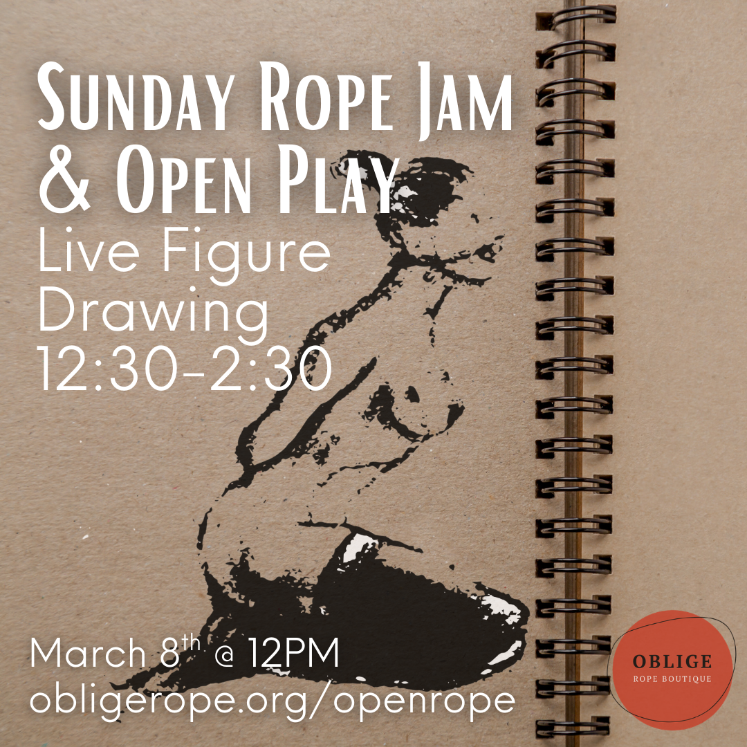 Rope Jam &amp; Figure Drawing Sunday (Live Figure Drawing in Rope 12:30-2:30)
