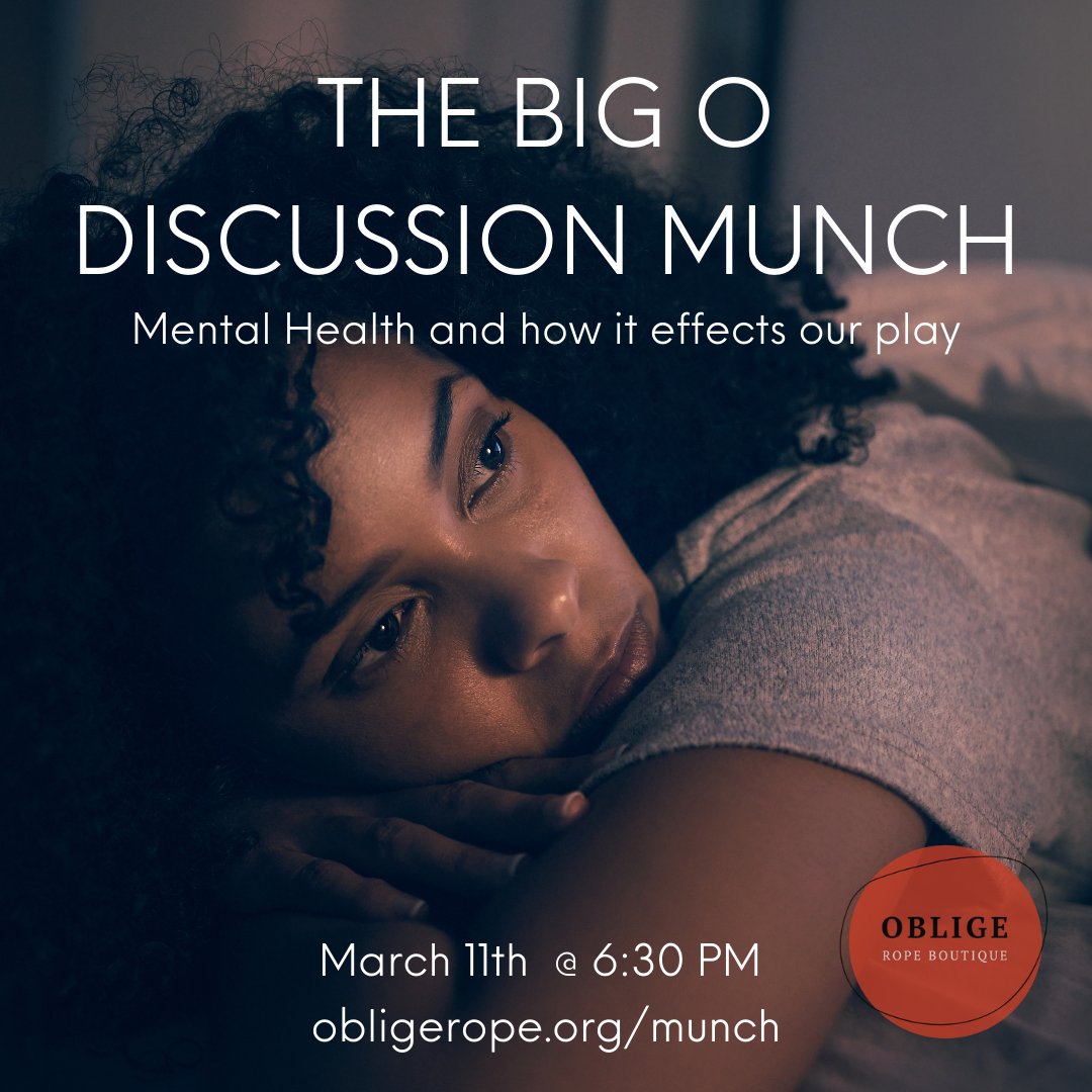 The Big O Discussion Munch: Depression/Mental health and how it effects our play
