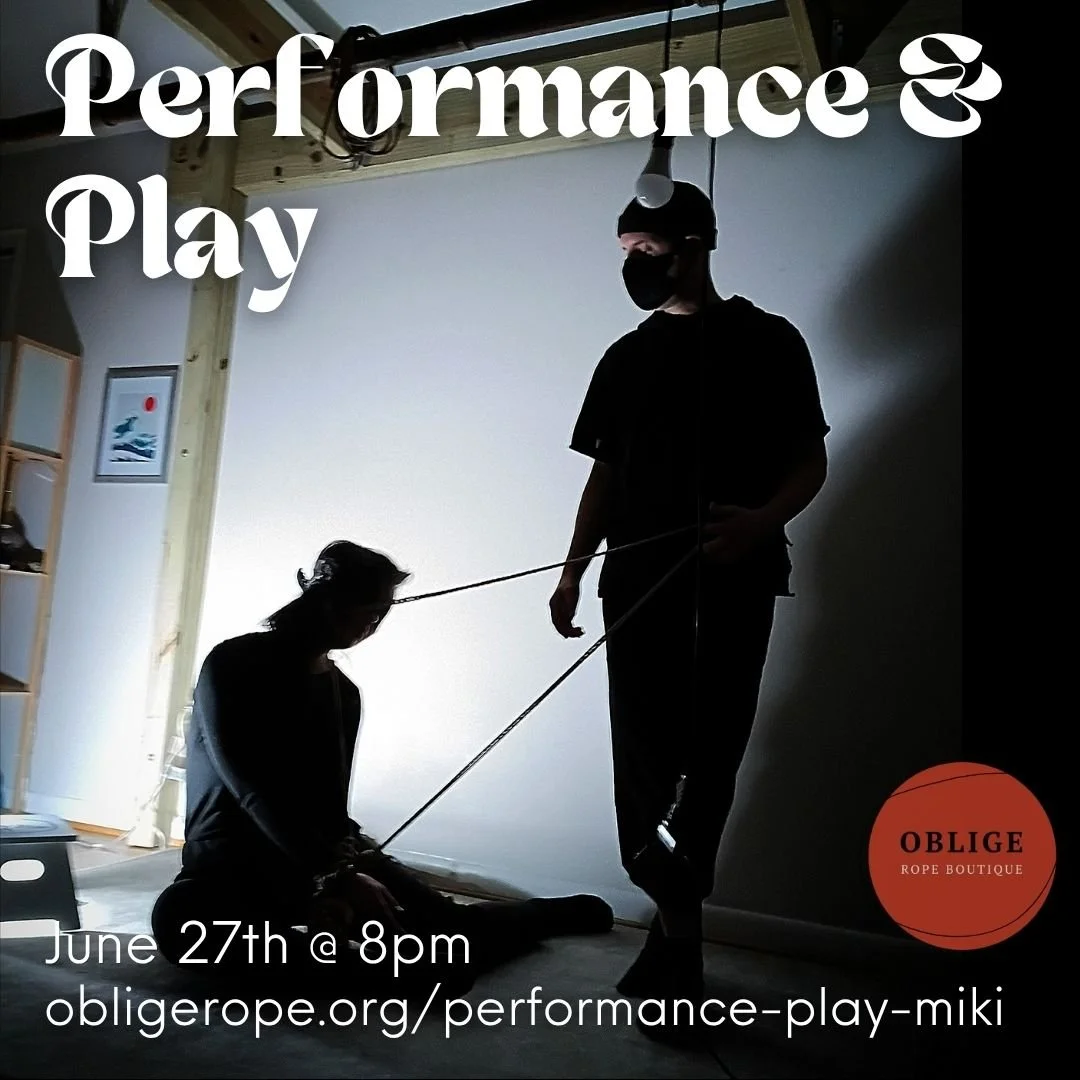Performance &amp; Play: “Illuminating Gratitude” - A Shibari/Kinbaku performance by young-miki &amp; Mirmirr