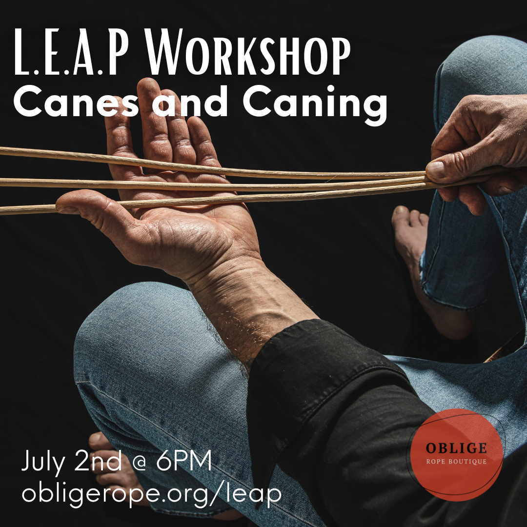 L.E.A.P. Workshop -Canes &amp; Caning w/ MestreDaDor. Joined by PersuasivePeach &amp; brattygrl96