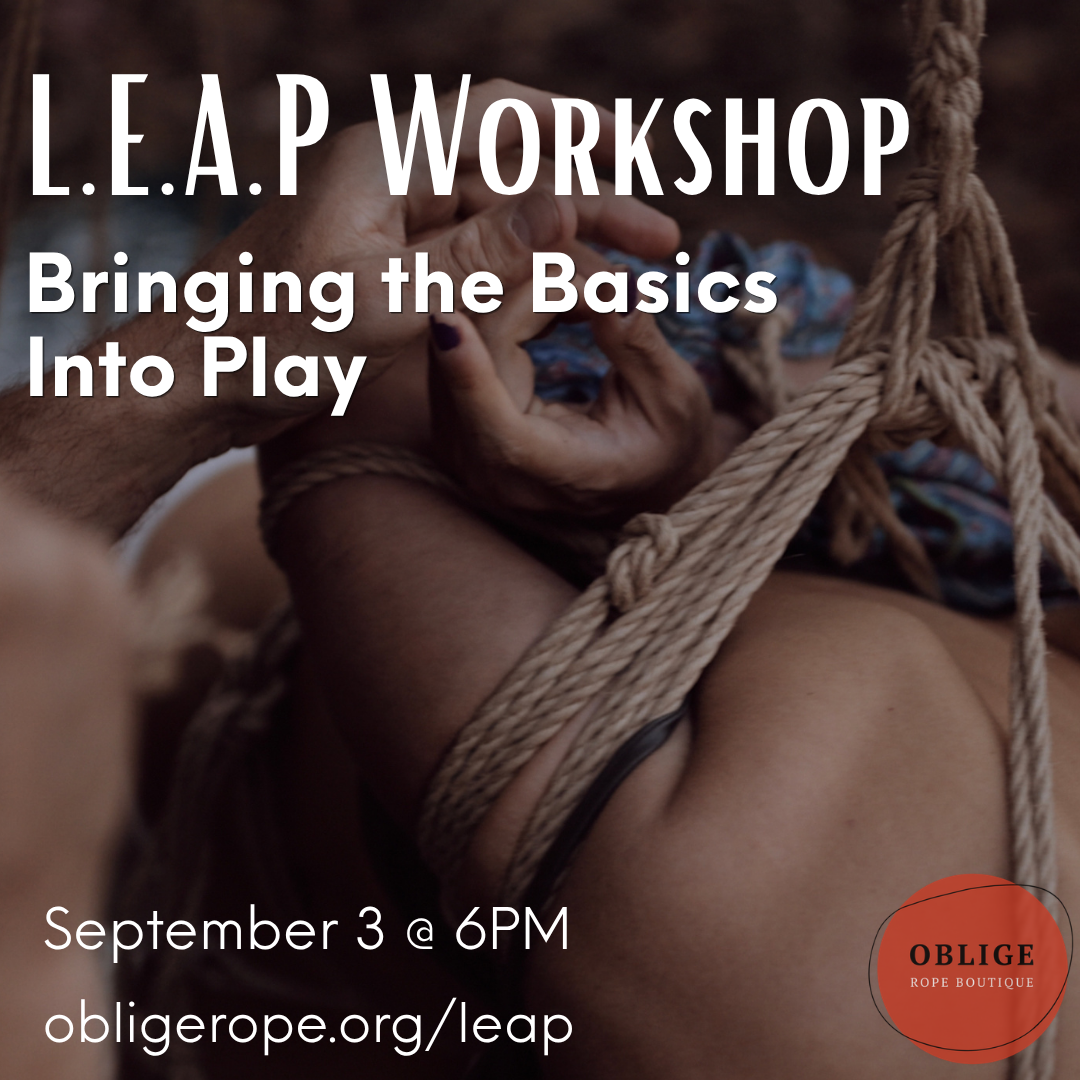 L.E.A.P. Workshop- "Bringing the Basics Into Play"with Flynn &amp; Rose (Intro to Suspension Series)