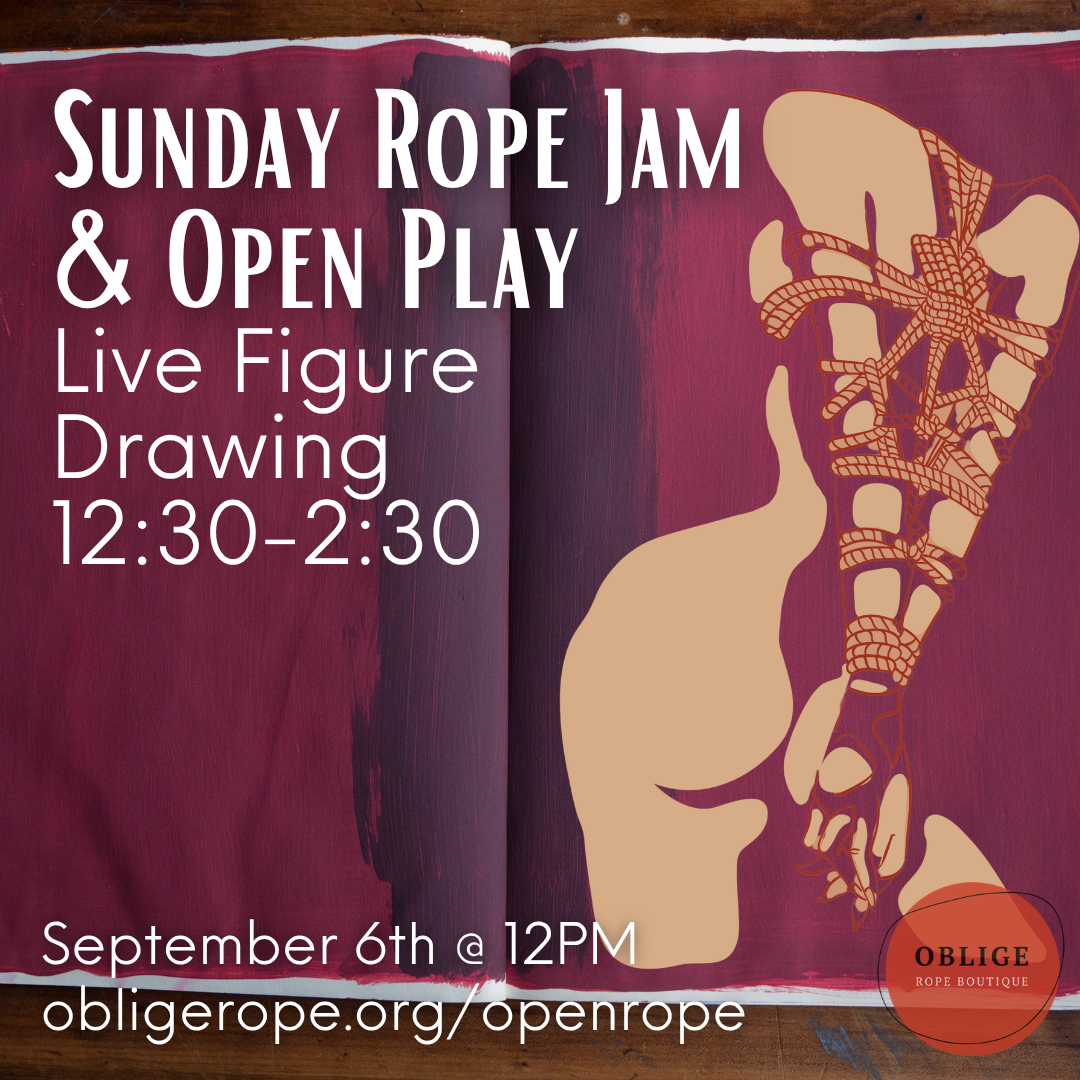 Rope Jam &amp; Figure Drawing Sunday (Live Figure Drawing in Rope 12:30-2:30ish)