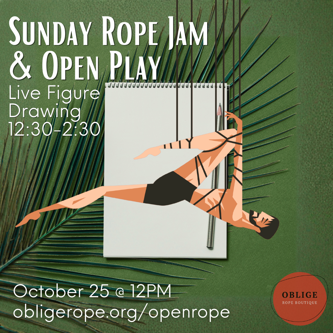 Rope Jam &amp; Figure Drawing Sunday (Live Figure Drawing in Rope 12:30-2:30ish)