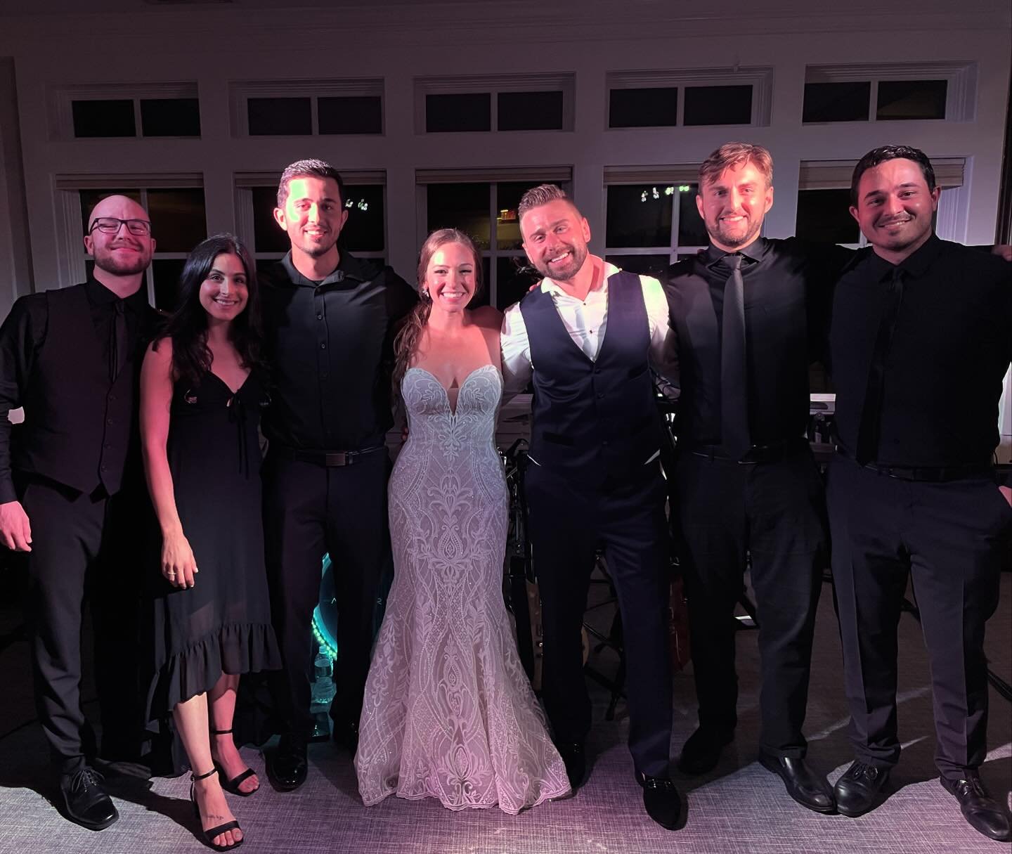 Congratulations Molly and Dan! 💍 thank you for having us- we had a blast! 🥳 Cheers to a lifetime of love and happiness 🥂

Are you looking for a high energy band to elevate your wedding or private event? Click the link in our bio for more info! 

#