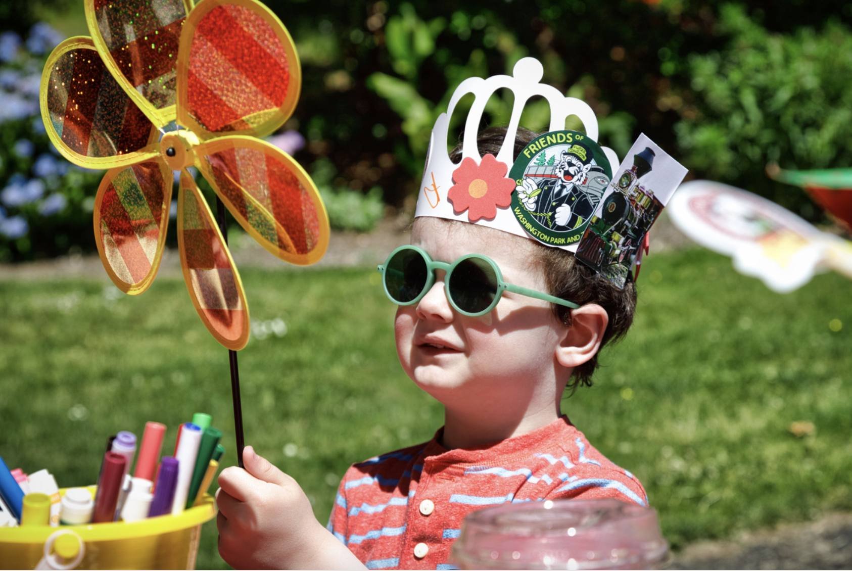 We had a wonderful time in Washington Park June 20th, celebrating the 65th birthday of the Steamer and the Station!  We heard wonderful stories about memories of rides on the train with grandparents, children and grandchildren.  Now if only the next 