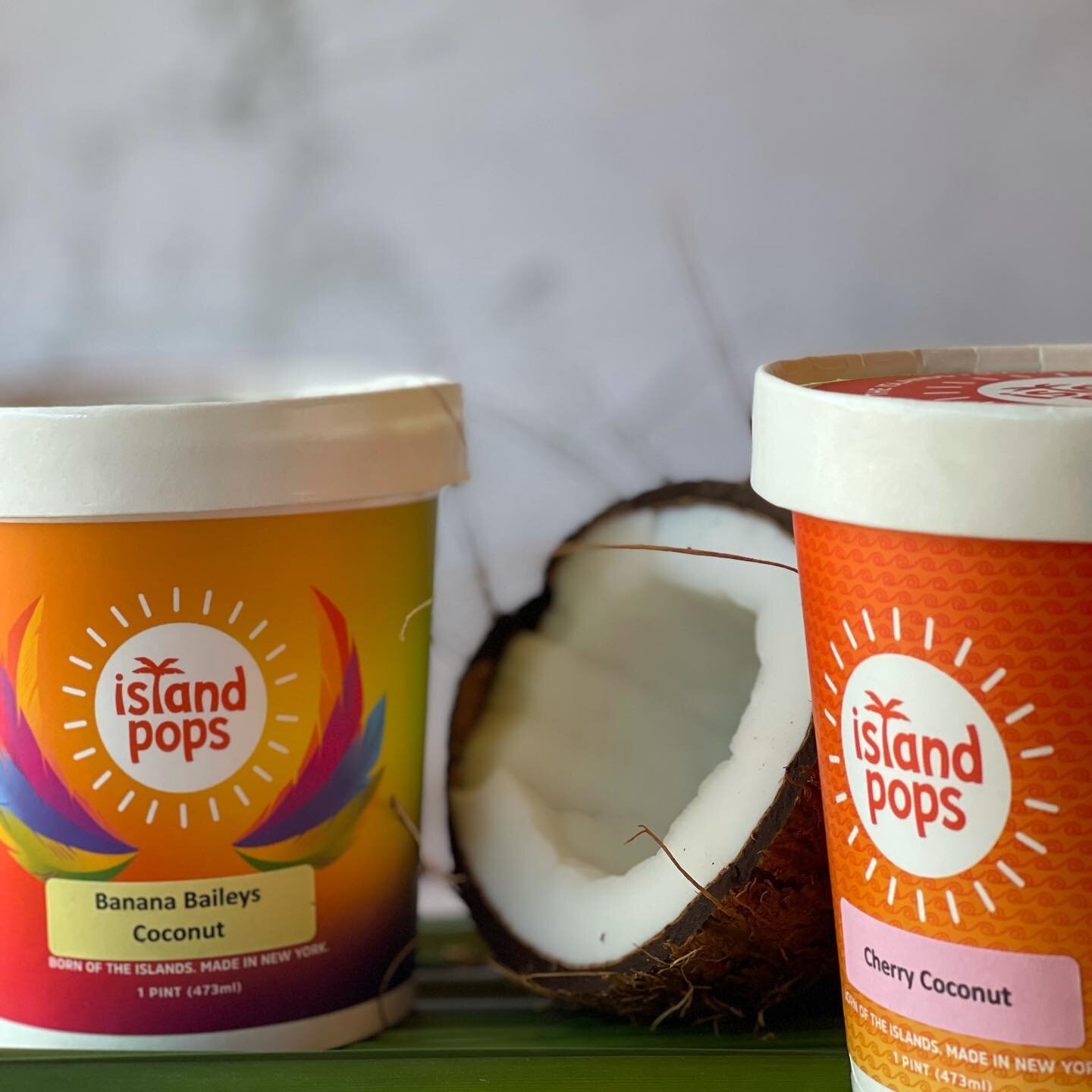 What&rsquo;s your Monday coconut mood?

CHOOSE: 
🍌🥥Team Banana Baileys Coconut or 
🍒🥥Team Cherry Coconut 

🤔 #islandpops #caribbeandesserts