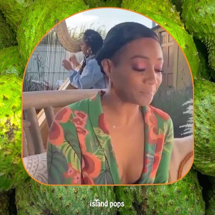 Someone tell @tiffanyhaddish that she might lose her mind when she gets her hands on some of our soursop ice cream. True story. 😆🧡 #islandpops 

Video credit: @fruitsnrootz