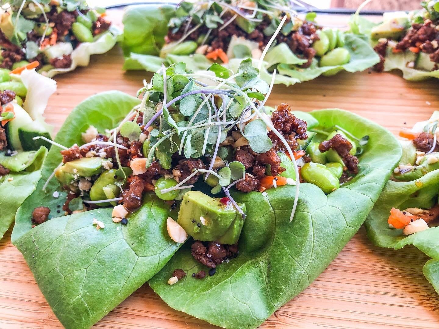 Asian Lettuce Boats — Plant Based Livin'