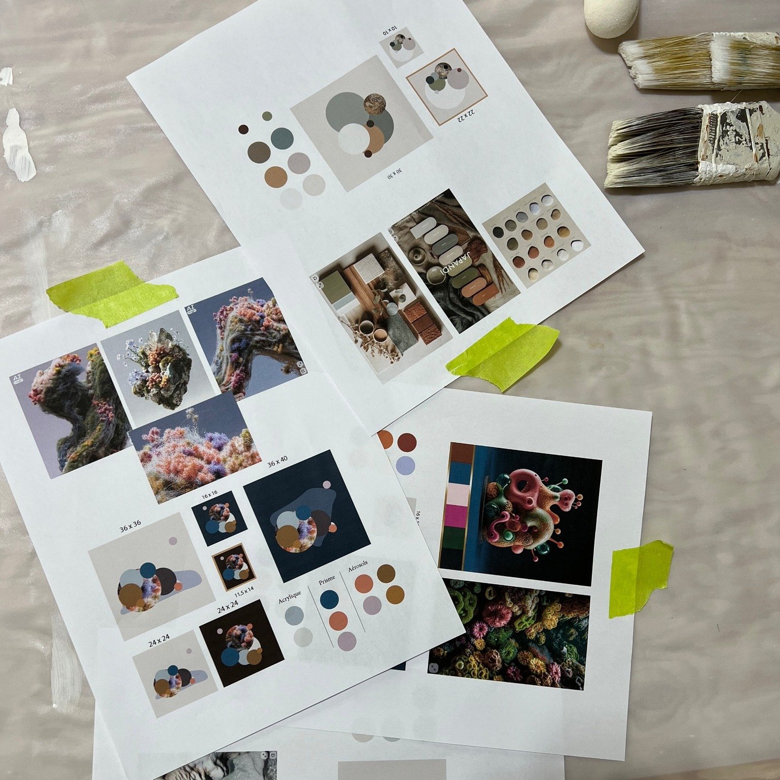 PROCESSUS CR&Eacute;ATIF 🪸💛🪻
Nouvelle lanc&eacute;e cr&eacute;ative cette semaine !

Je suis revenue de Martinique avec de magnifiques souvenirs&hellip; mais aussi une bronchite, une conjonctivite et des otites ! Disons que &ccedil;a m&rsquo;a for