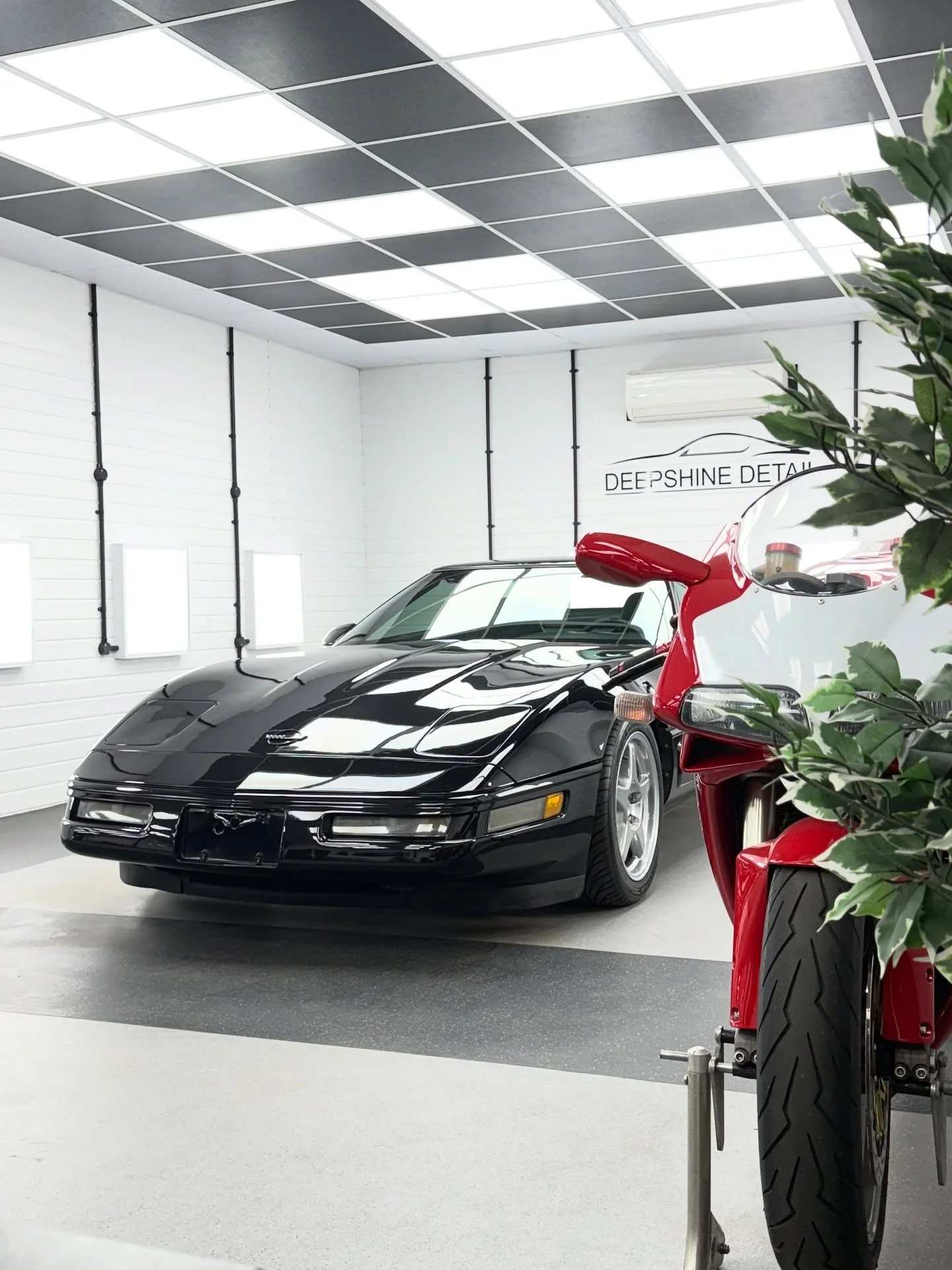 Corvette C4 receives a multi-stage machine polishing process to safely remove a high percentage of surface paint defects and swirling improving gloss levels and adding clarity to the final finish.
💻www.deep-shine.co.uk
📧 info@deep-shine.co.uk
📞 0