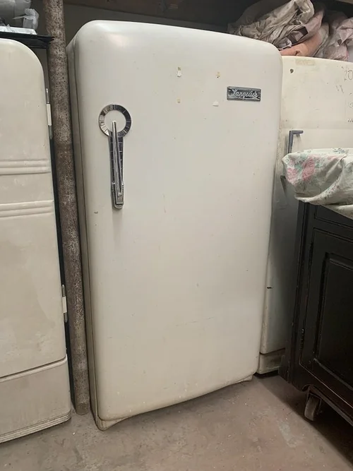 Frigo Vintage BENDIX 1959 – Bleu, Restauré, Fonctionne – Idéal Déco Rétro