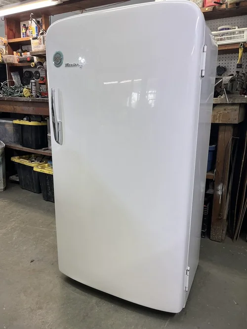 Réfrigérateur 2 portes vintage amica AR7252C crème