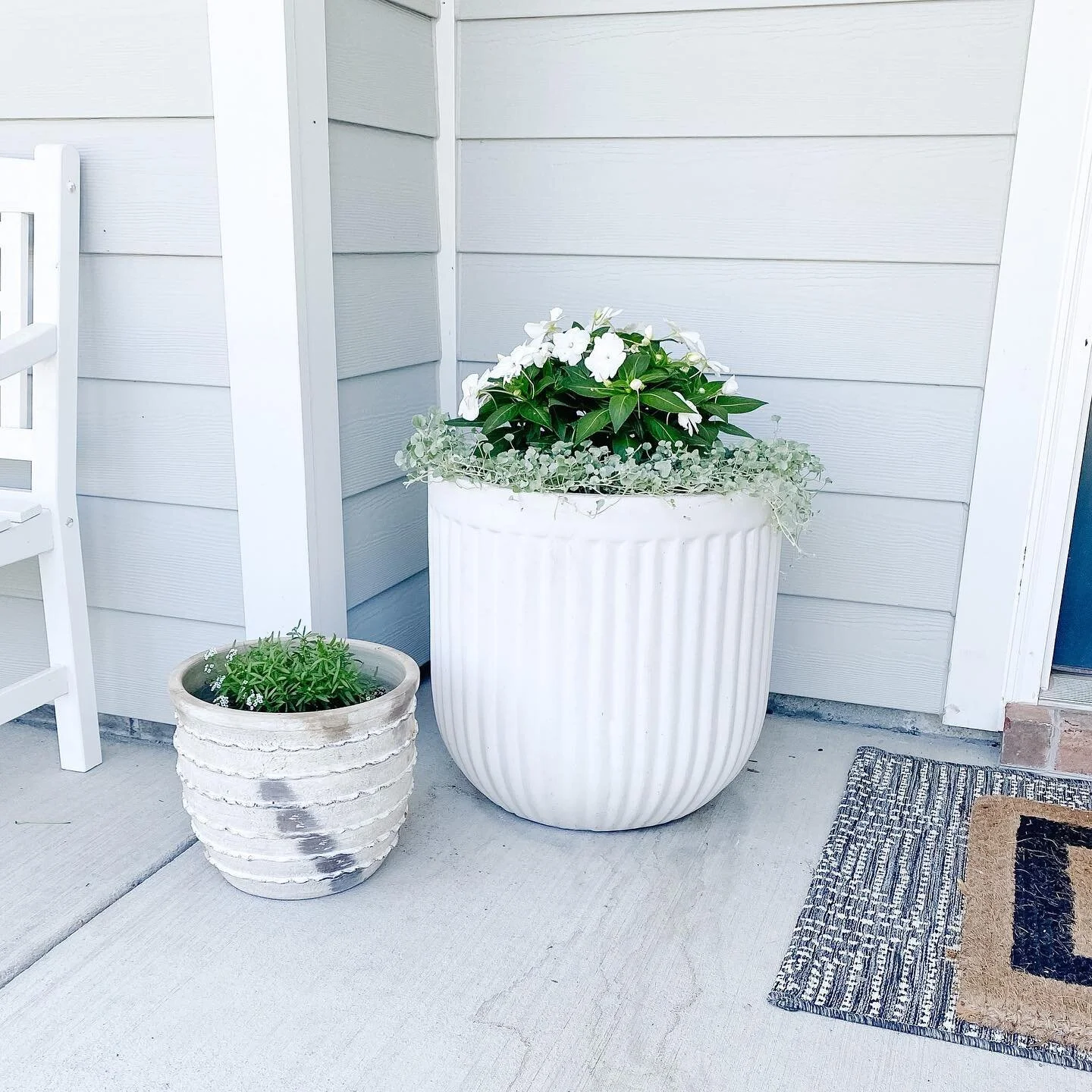 My new goal is to keep these plants alive. I do not have a green thumb and our porch is shaded so it&rsquo;s going to be a challenge.

You can shop this post one of three ways:
&bull;Click the link in my bio and select LINKS and then SHOP THE FEED
&b
