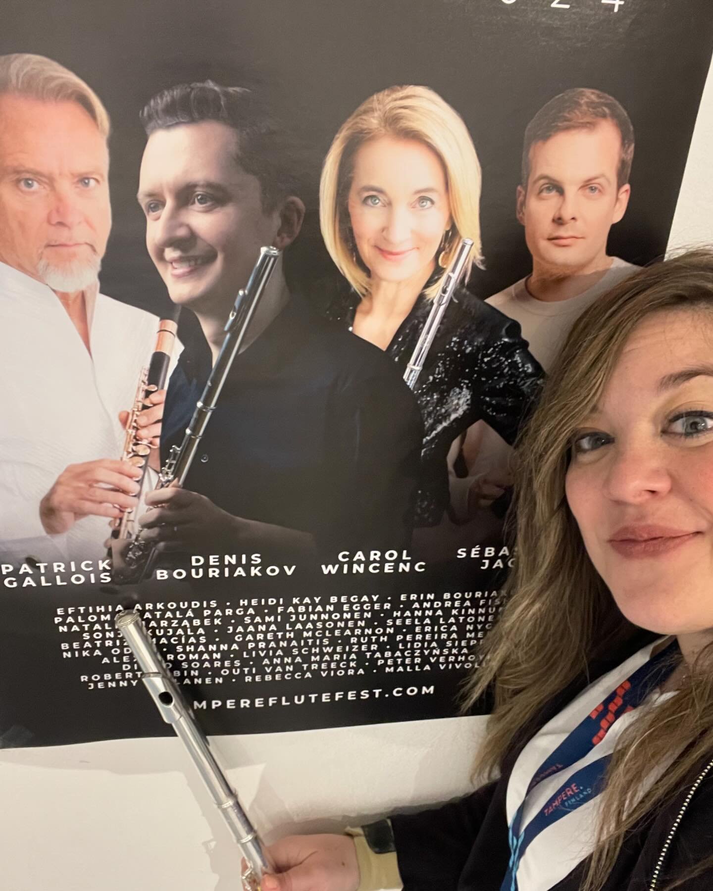 The @tampereflutefest has easily won my heart as one of the best festivals for flute there is right now. 

It has been a privilege to serve as 2024 Tampere Flute Fest: LEGENDS Global Outreach Coordinator alongside an incredible team of humans, whose 