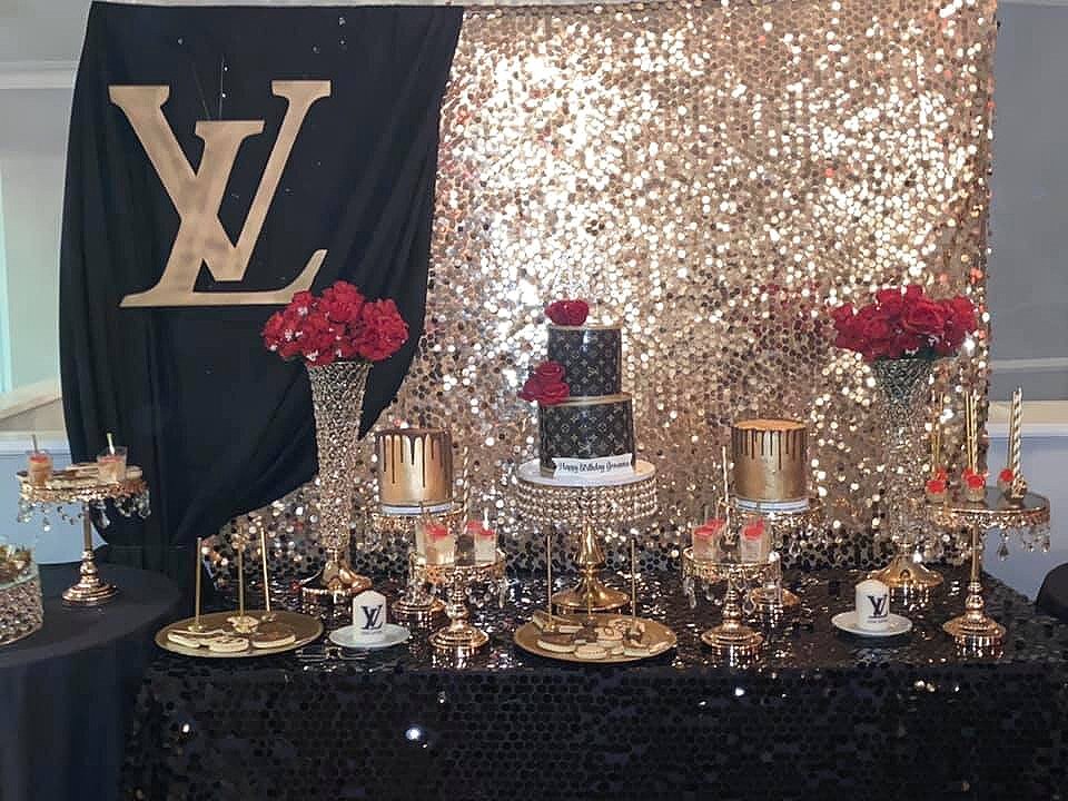 Louis Vuitton Themed Party Table