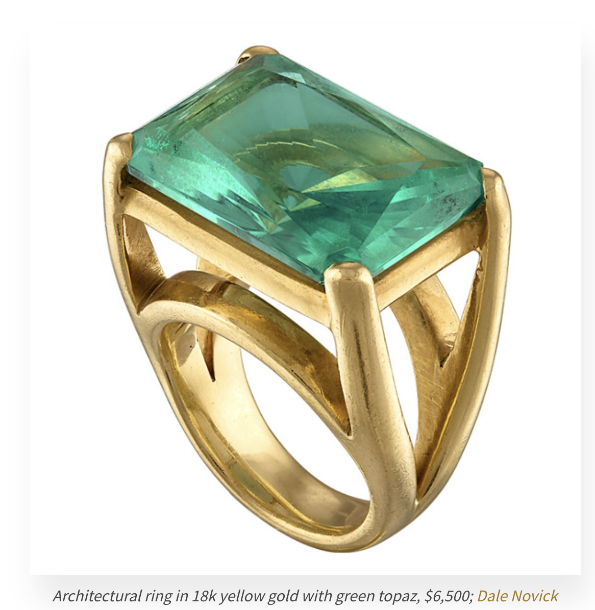 Dale Novick Architectural Ring