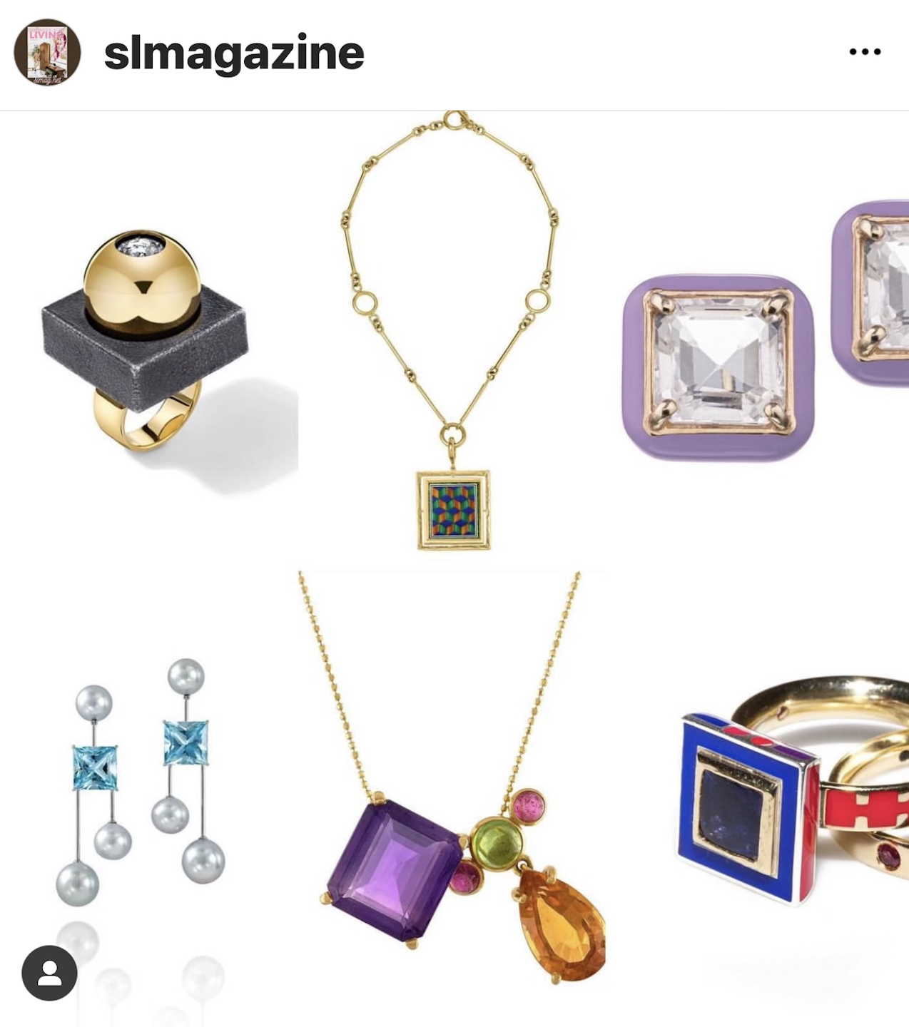 Double Stone Pendant in SL Magazine