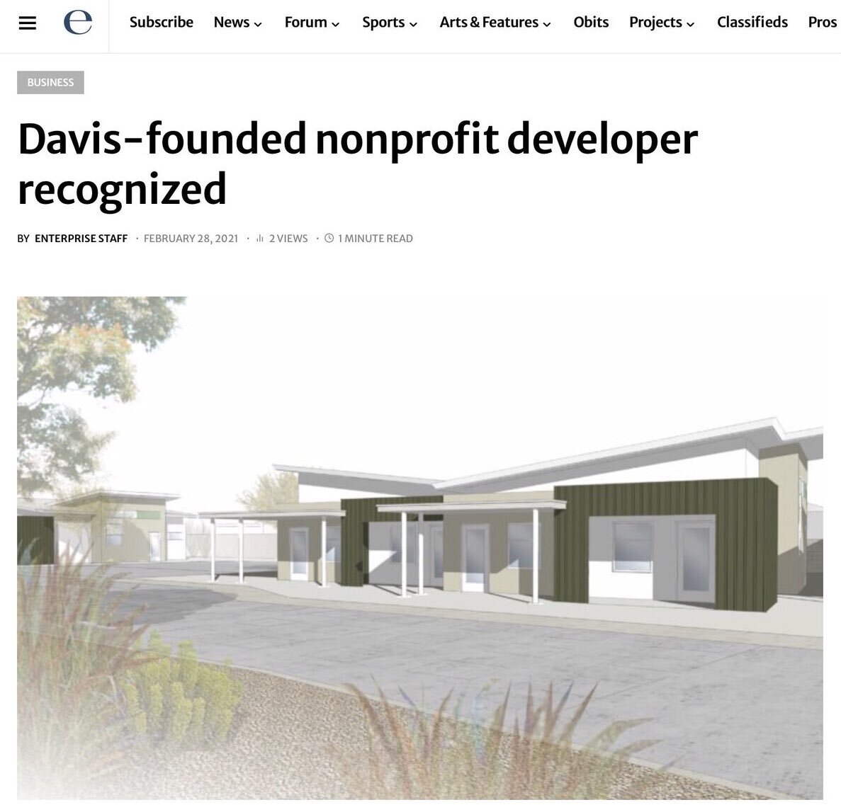 Davis Enterprise features CHOC Design at Modernism Week — Community