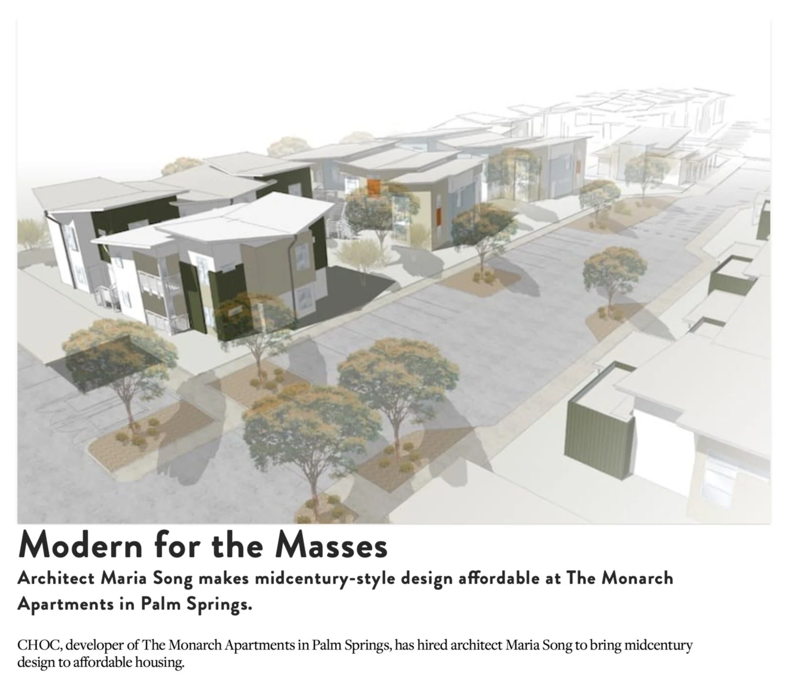 Palm Springs Life Magazine Covers Maria Song and CHOC's ‘Modern for the Masses’