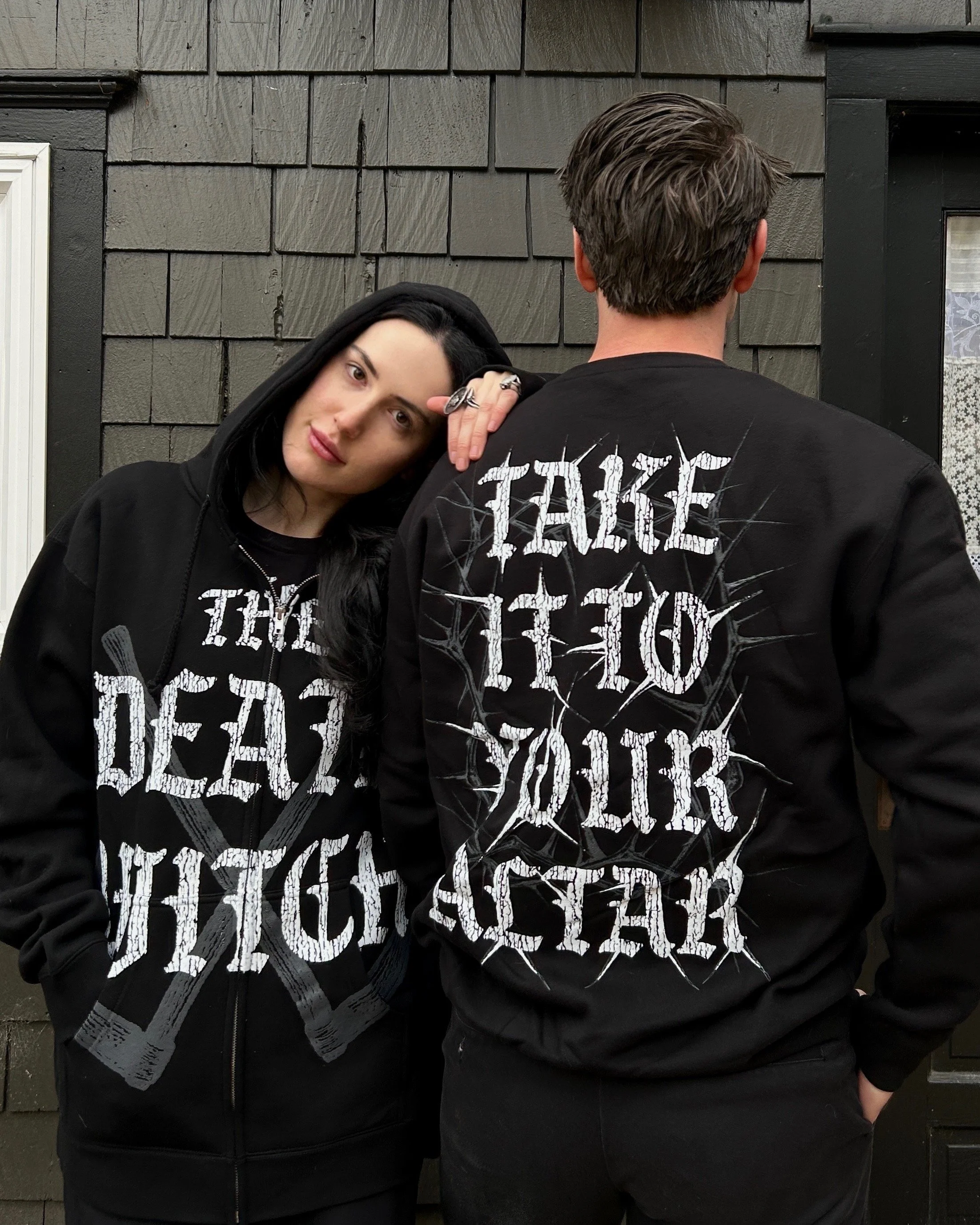 THIS GARMET IS A SPELL: TAKE IT TO YOUR ALTAR CREW NECK SWEAT SHIRT